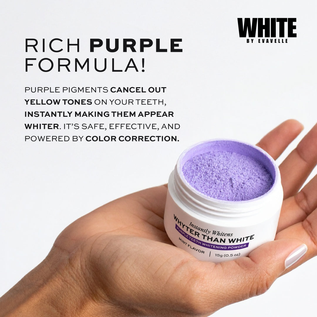 Purple Teeth Whitening Powder