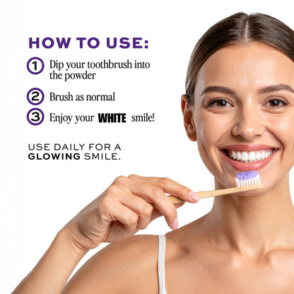 Purple Teeth Whitening Powder