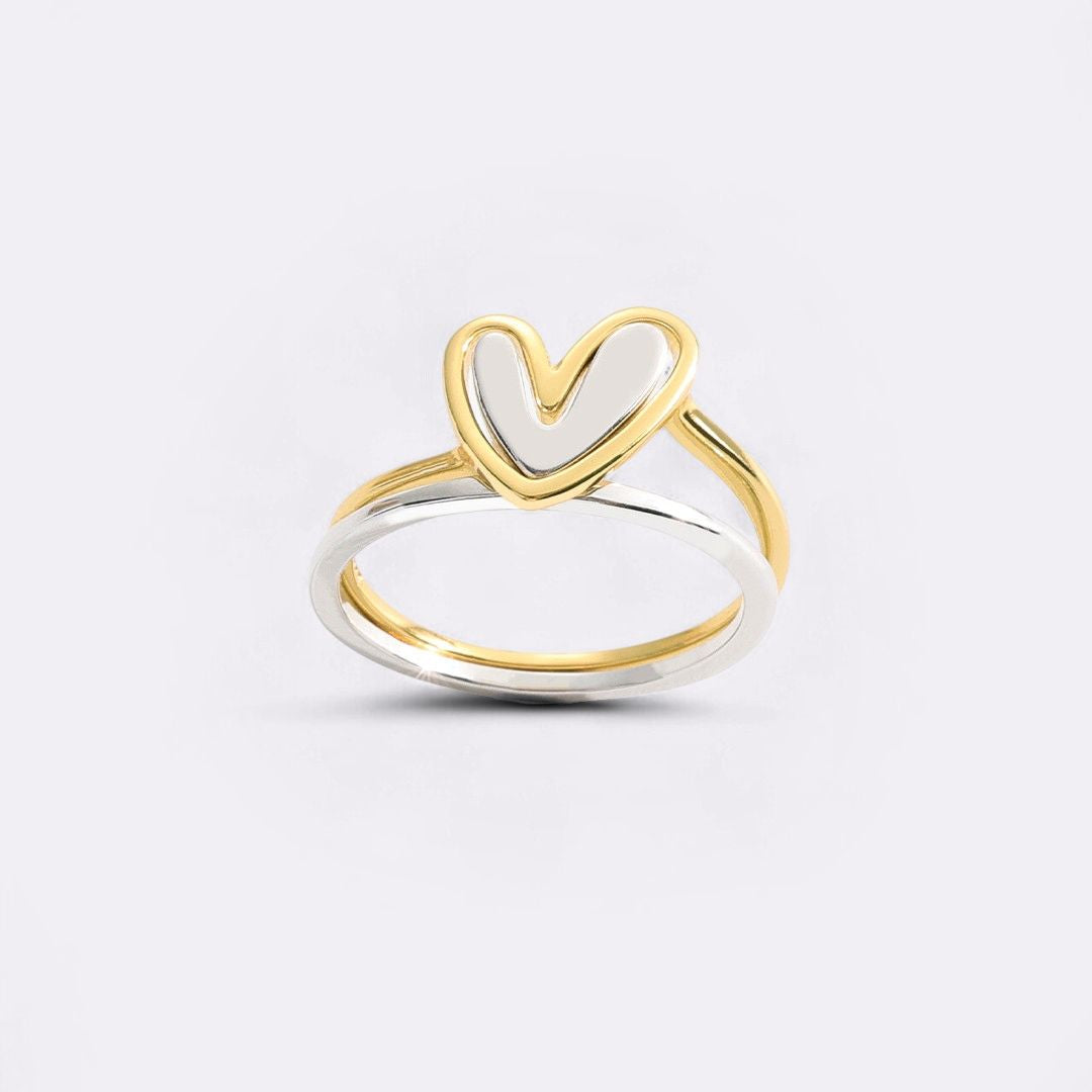 Self Love Layered Heart Ring