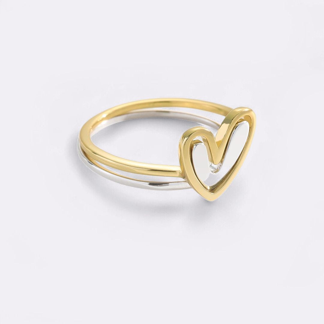 Self Love Layered Heart Ring