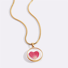 Pressed Birth Flower Necklace