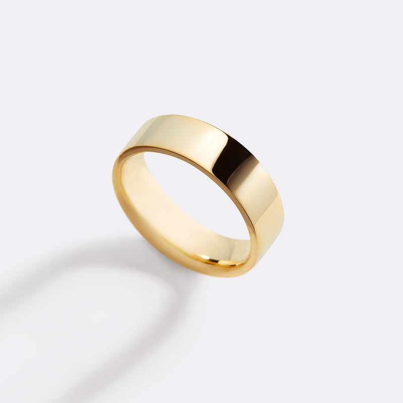 Gold Statement Stacking Ring