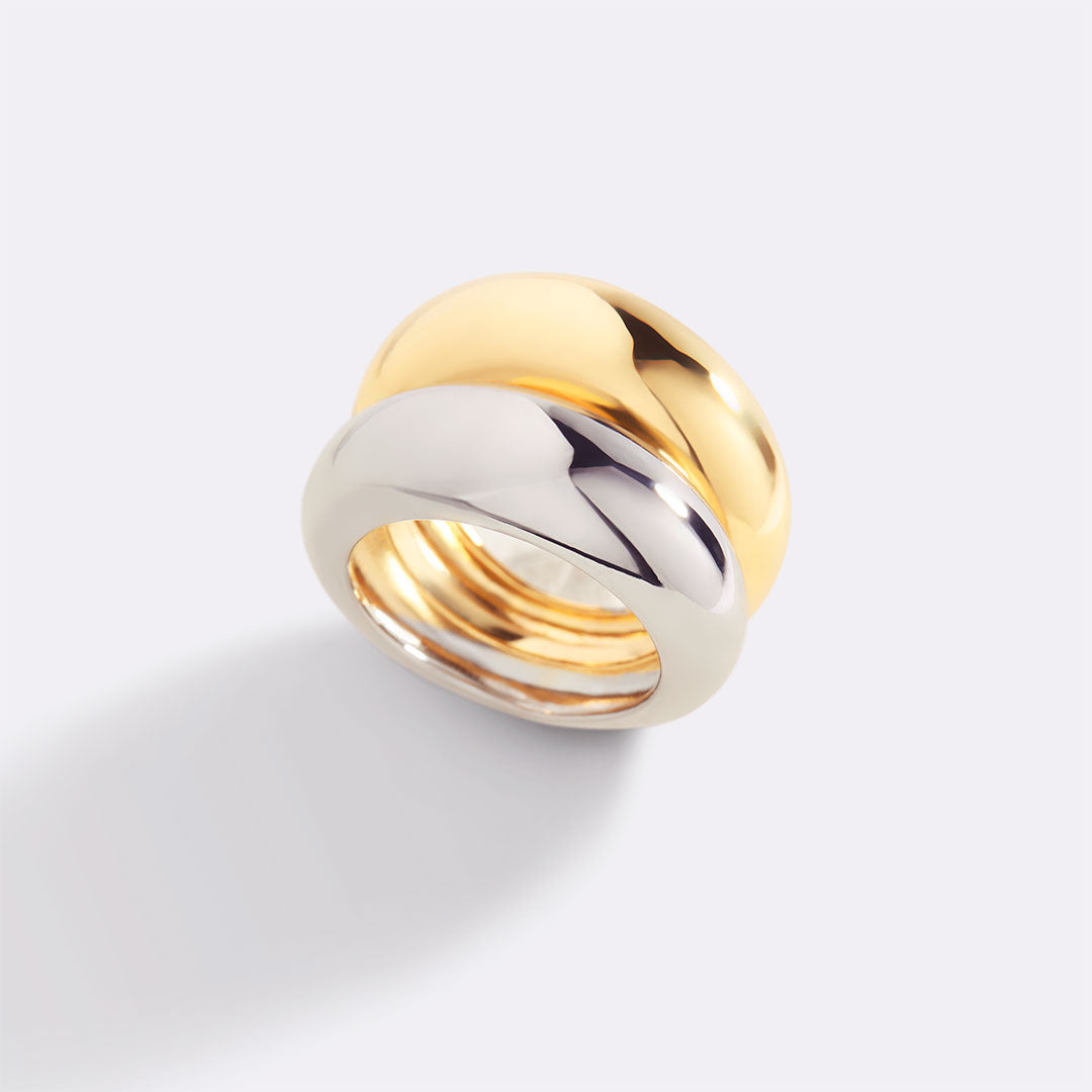 The Merge Mixed Metal Ring