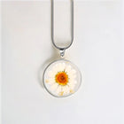 Pressed Birth Flower Necklace