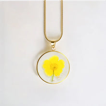 Pressed Birth Flower Necklace