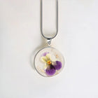 Pressed Birth Flower Necklace