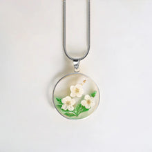 Pressed Birth Flower Necklace