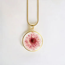 Pressed Birth Flower Necklace