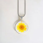 Pressed Birth Flower Necklace