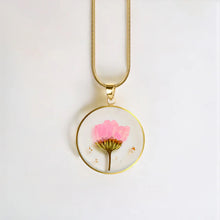 Pressed Birth Flower Necklace