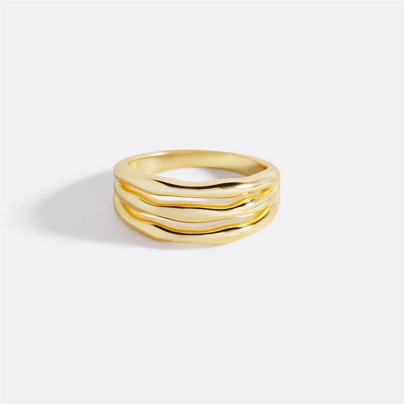 Gold Triple Ring
