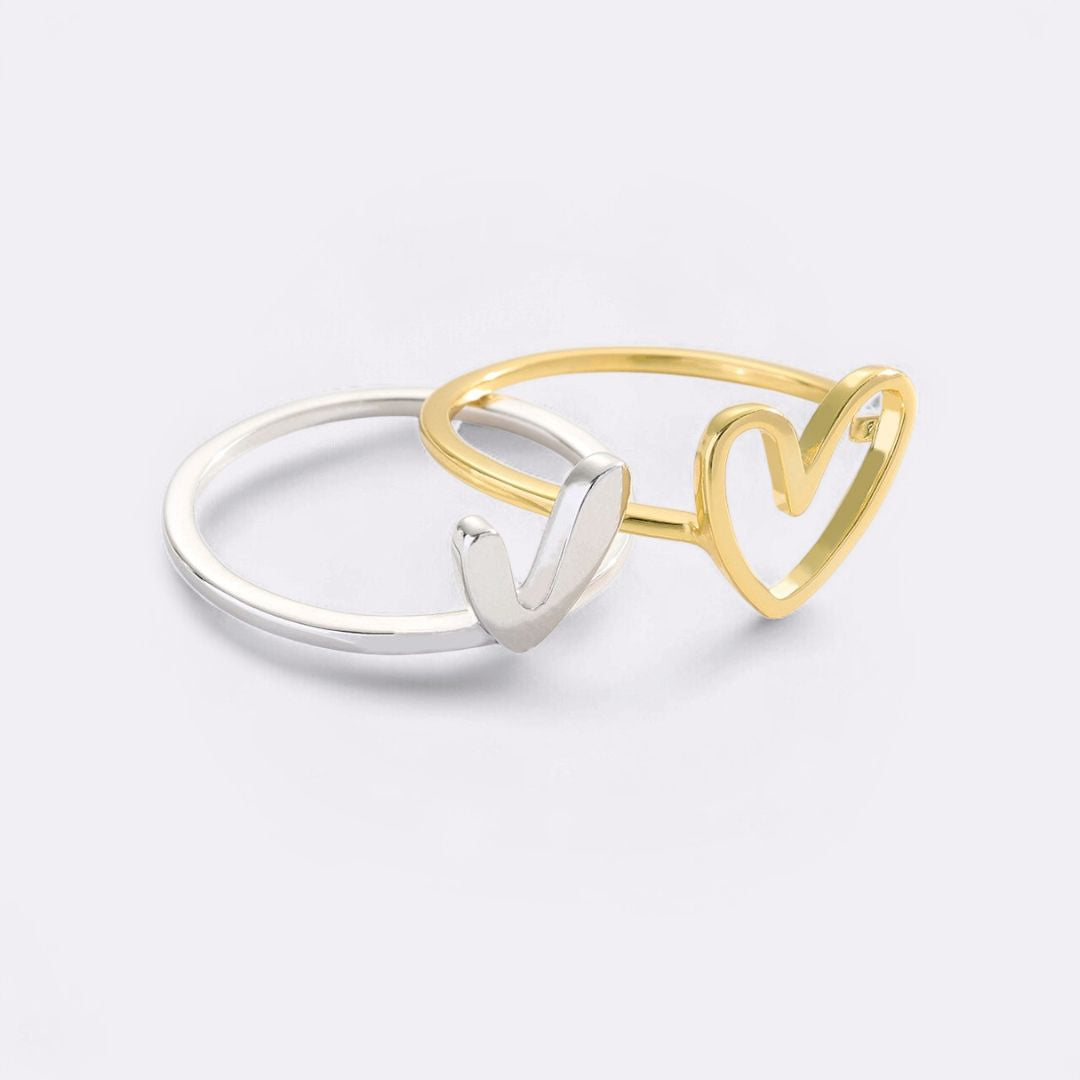 Self Love Layered Heart Ring