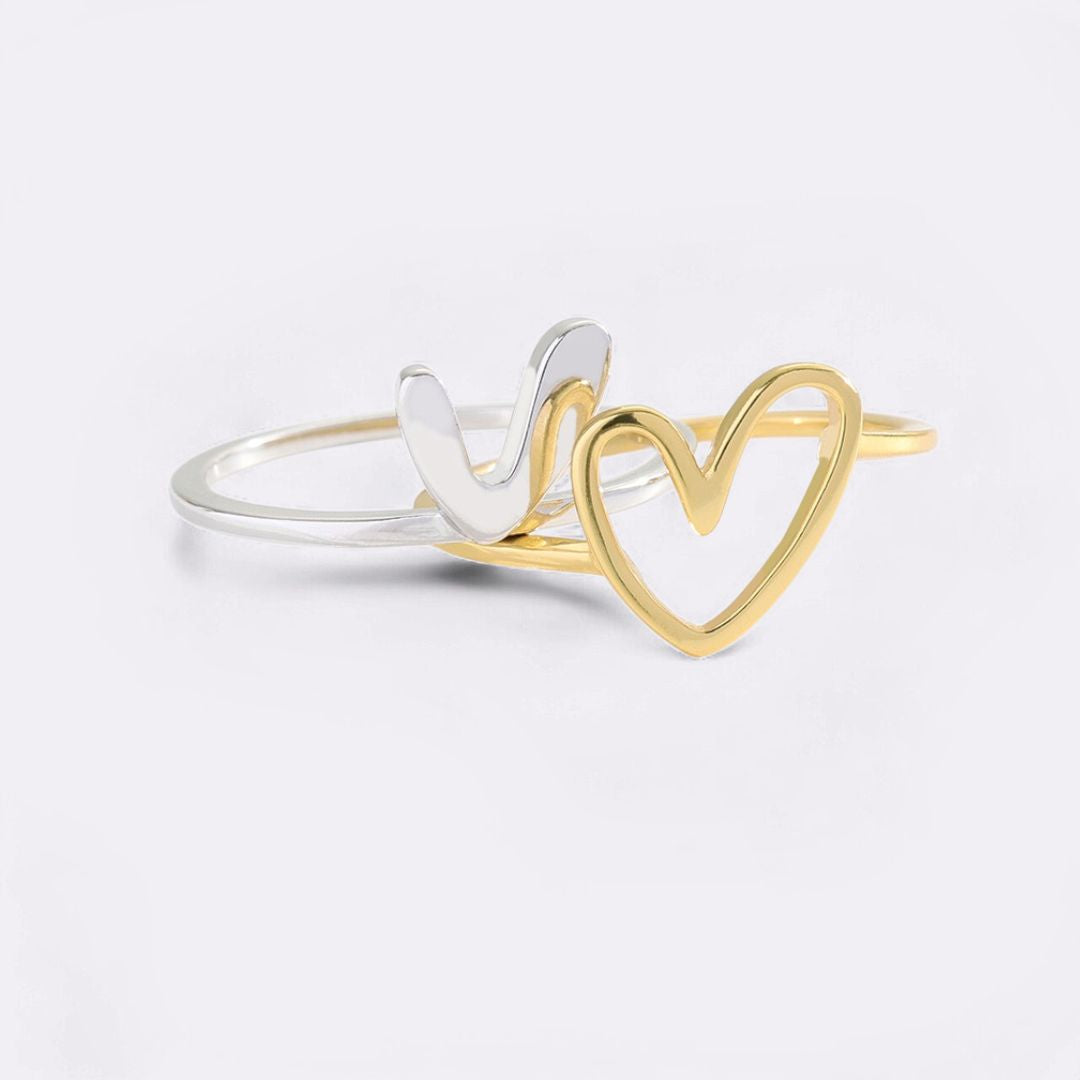 Self Love Layered Heart Ring