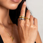 The Merge Mixed Metal Ring